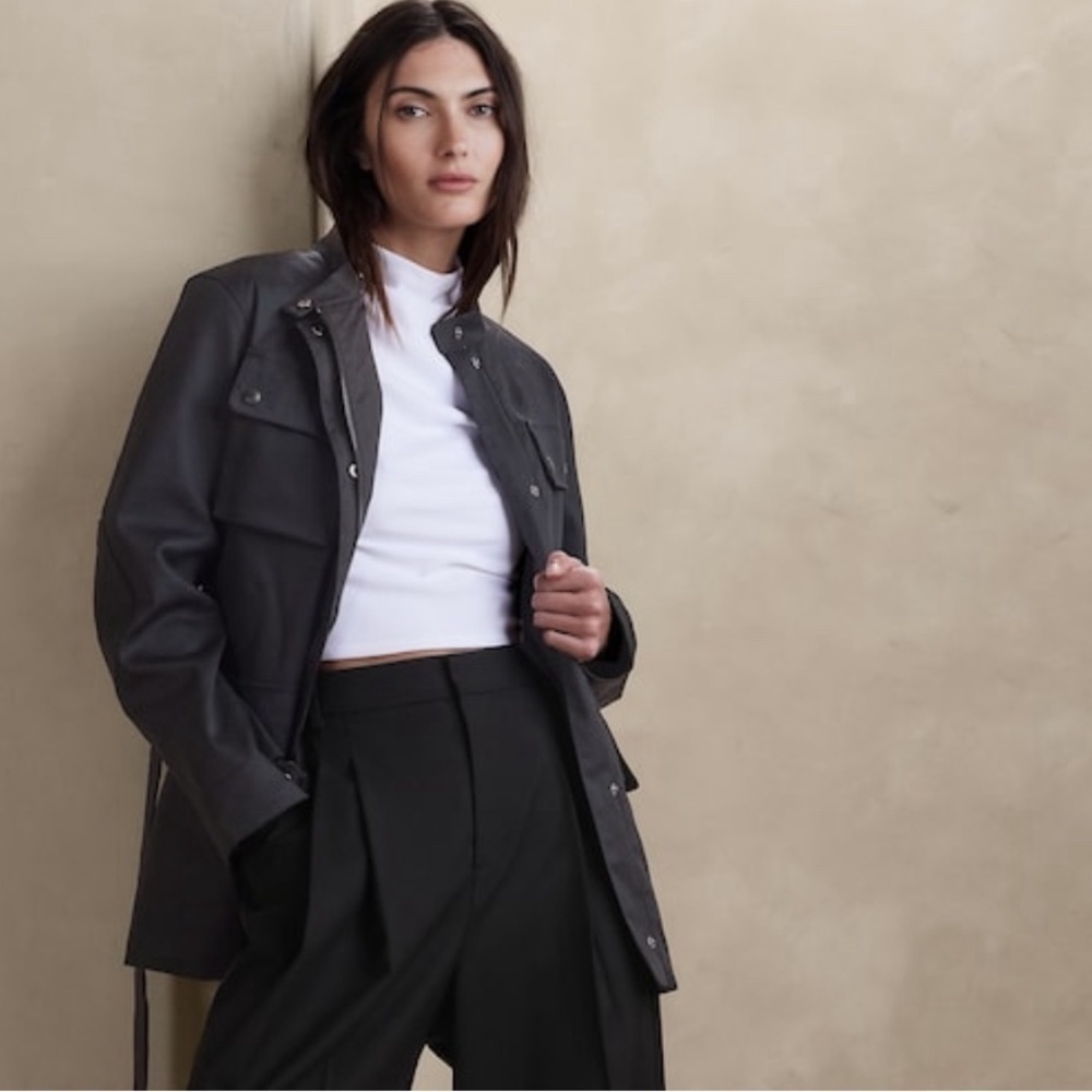 NWT! Banana Republic Lorainne Utility Jacket - Size Large
